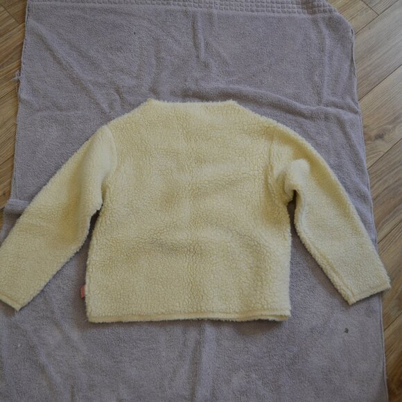 White fleece Roots Long sleeve top - Picture 2 of 3